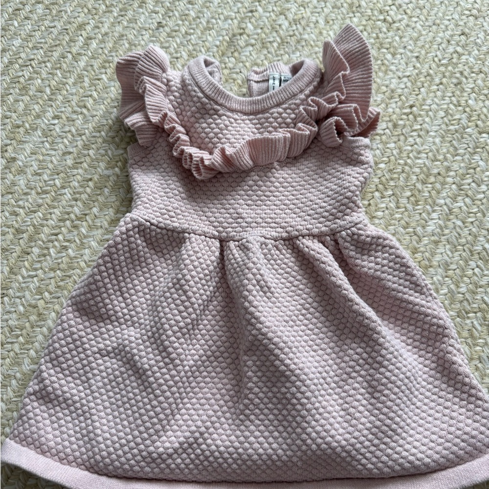 Janie and Jack Textured Pink Dress